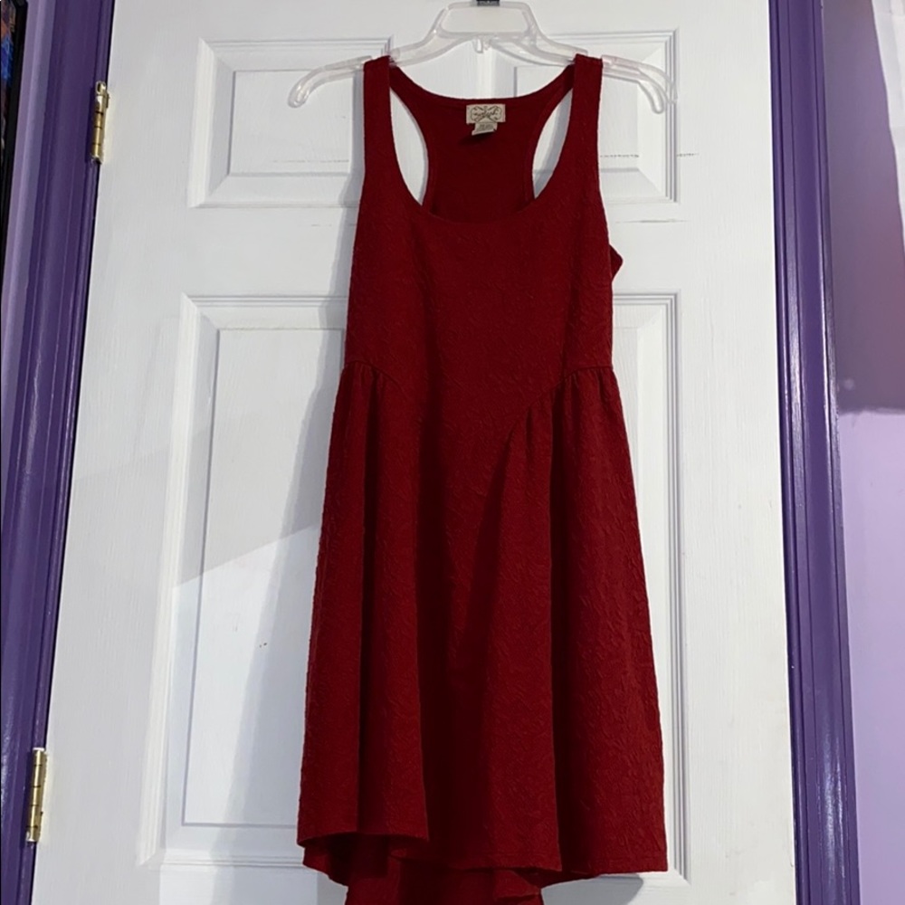 Eyelash Couture Red Dress